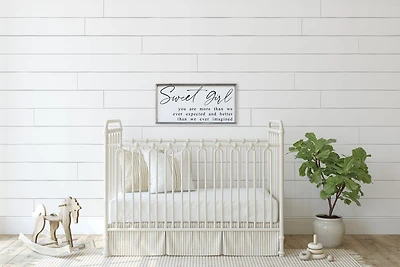Sweet Girl (12x24) Wooden Sign - William Rae Designs