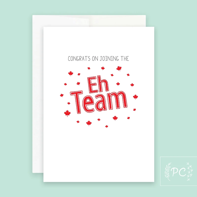 Eh Team Card - Prairie Chick Prints