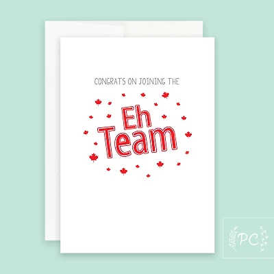 Eh Team Card - Prairie Chick Prints