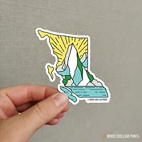 BC Sticker - Morse Code Love Prints