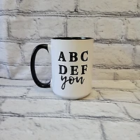 ABCDEF You / 15oz Mug - All Decked Out