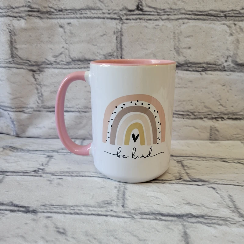 Be Kind Rainbow / 15oz Mug - All Decked Out