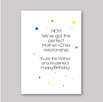 Birthday Mom Card - What She Said Creatives