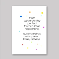 Birthday Mom Card - What She Said Creatives