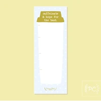 Caffeinate & Hope For The Best / Notepad - Prairie Chick Prints