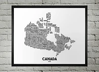 Canada Map - Damon D Chan Map Designs