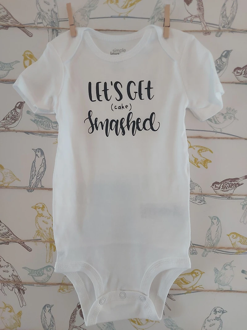 Let's Get Cake Smashed Onesie - All Decked Out Events