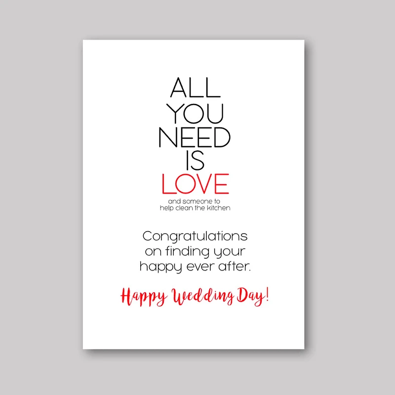 All Need Love Card - What She Said Creatives