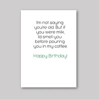 Spoiled Milk Card - What She Said Creatives