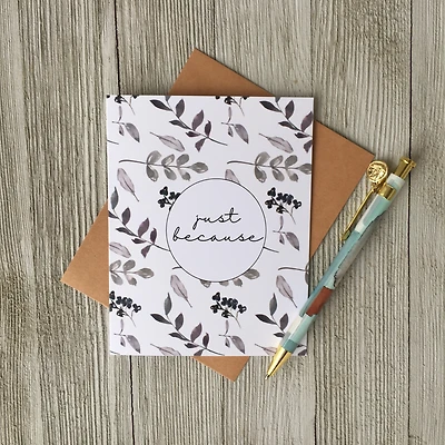 Just Because Card - Loft Designs Canada