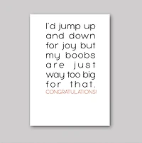 Jump Up And Down Card - What She Said Creatives