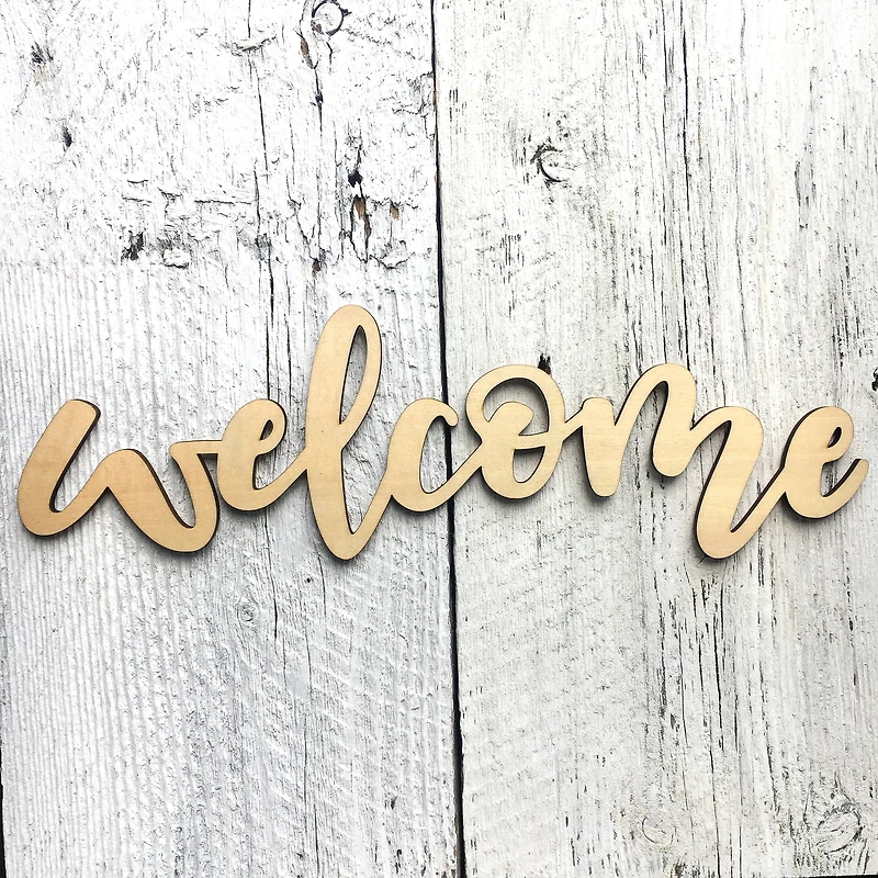 Welcome Sign - Etch'd Designs