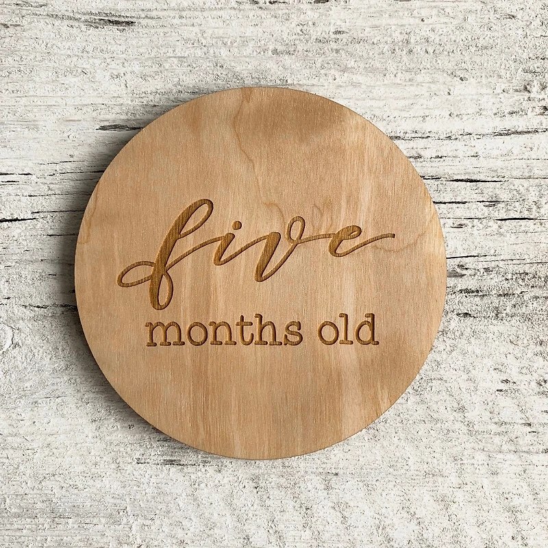 Baby Milestone Plaque - Etch'd Designs