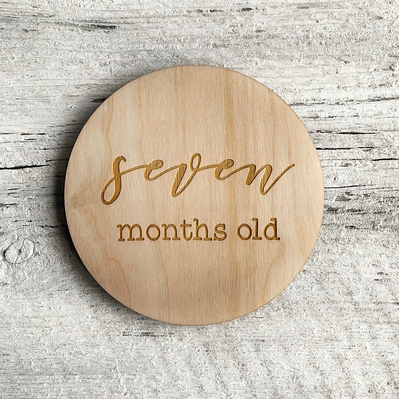 Baby Milestone Plaque - Etch'd Designs