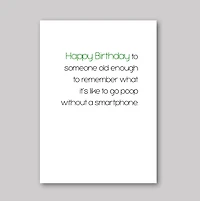Old Enough Card - What She Said Creatives