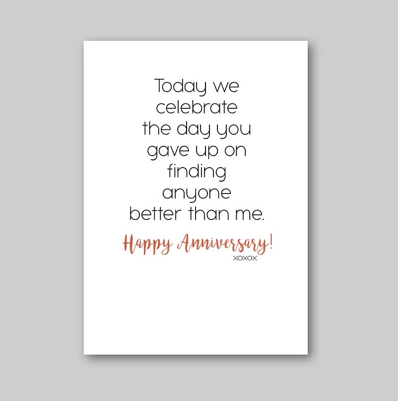 No One Better Card - What She Said Creatives