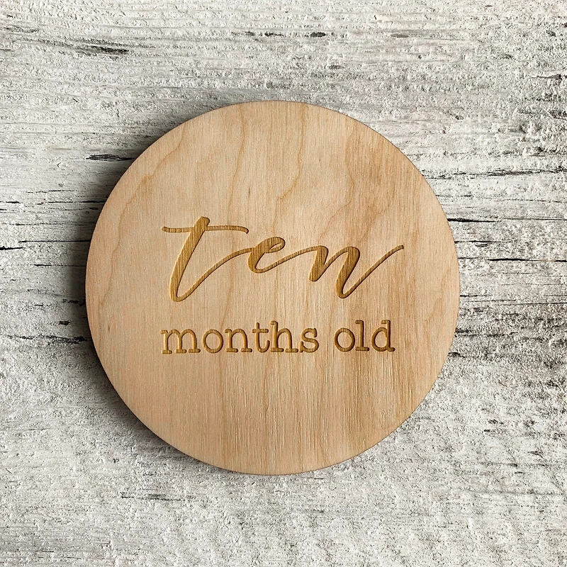 Baby Milestone Plaque - Etch'd Designs