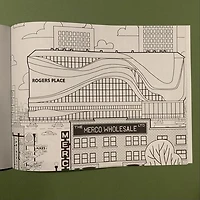 Edmonton: A Colouring Book - Snow Alligator