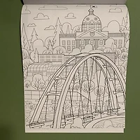 Edmonton: A Colouring Book - Snow Alligator