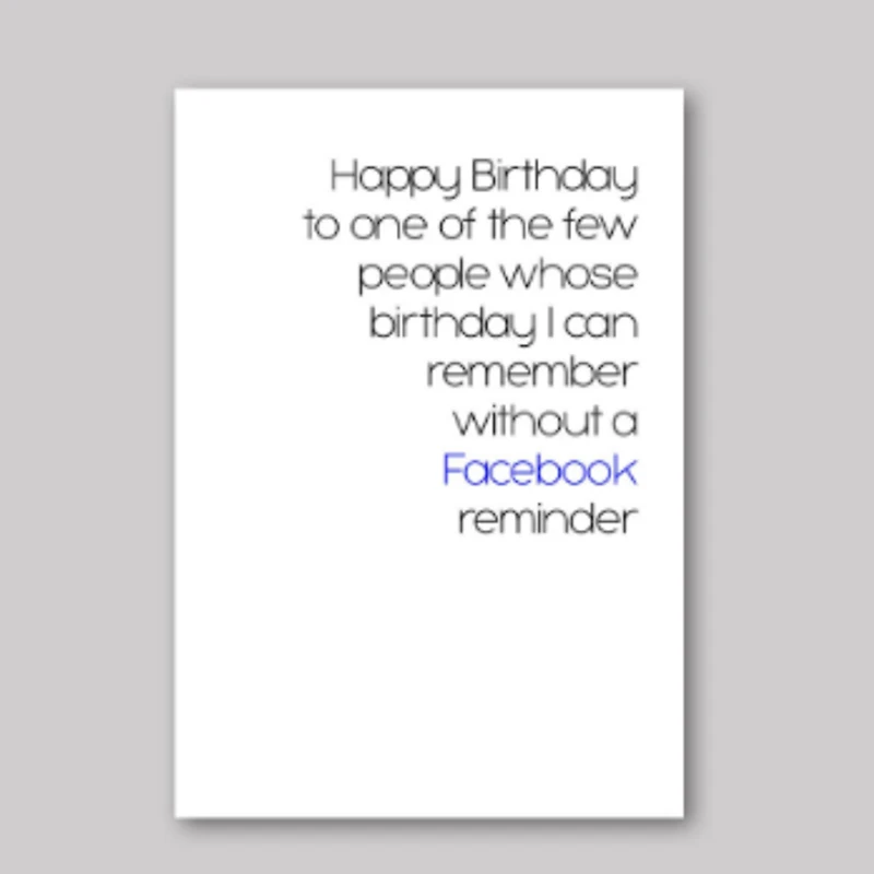 Facebook Reminder Card - What She Said Creatives