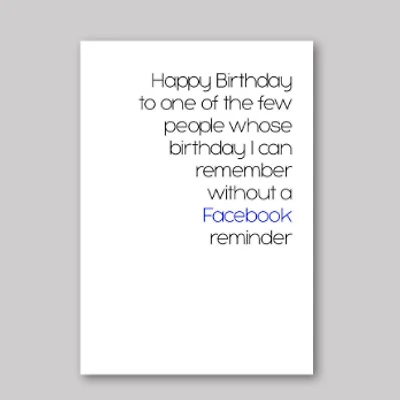 Facebook Reminder Card - What She Said Creatives