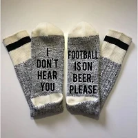 Football Is On Socks - What She Said Creatives