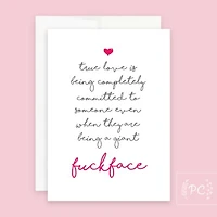 Fuckface Card - Prairie Chick Prints