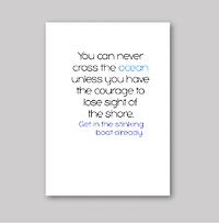 Get In The Boat Card - What She Said Creatives