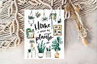 Home Is Where My Plants Are (Print) - Clara Cecilia Design