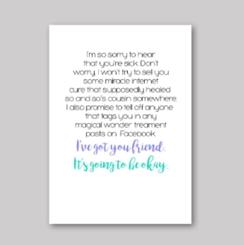 I've Got You Card - What She Said Creatives