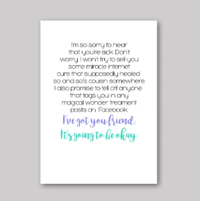 I've Got You Card - What She Said Creatives