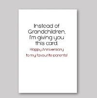Instead of Grandchildren Card - What She Said Creatives