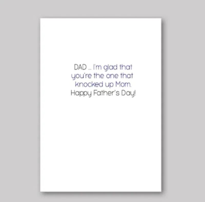 Knocked Up Card - What She Said Creatives