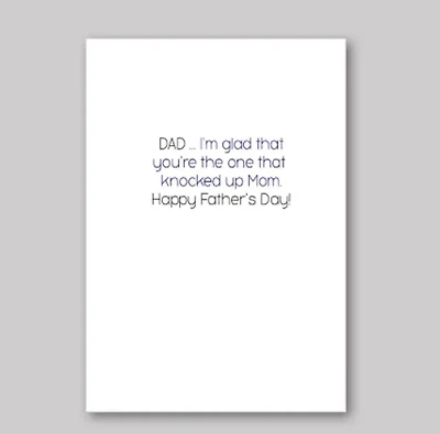 Knocked Up Card - What She Said Creatives