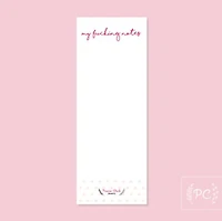 My Fucking Notes Notepad - Prairie Chick Prints