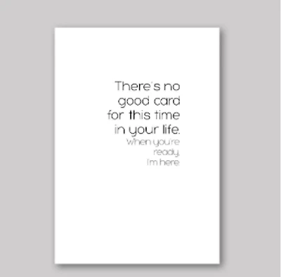 No Good Time Card - What She Said Creatives