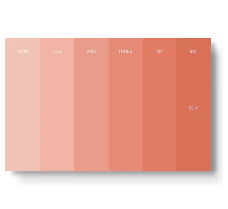 Paint Chip / Weekly Planner - Elyse Breanne Design