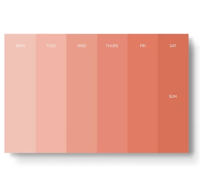 Paint Chip / Weekly Planner  - Elyse Breanne Design