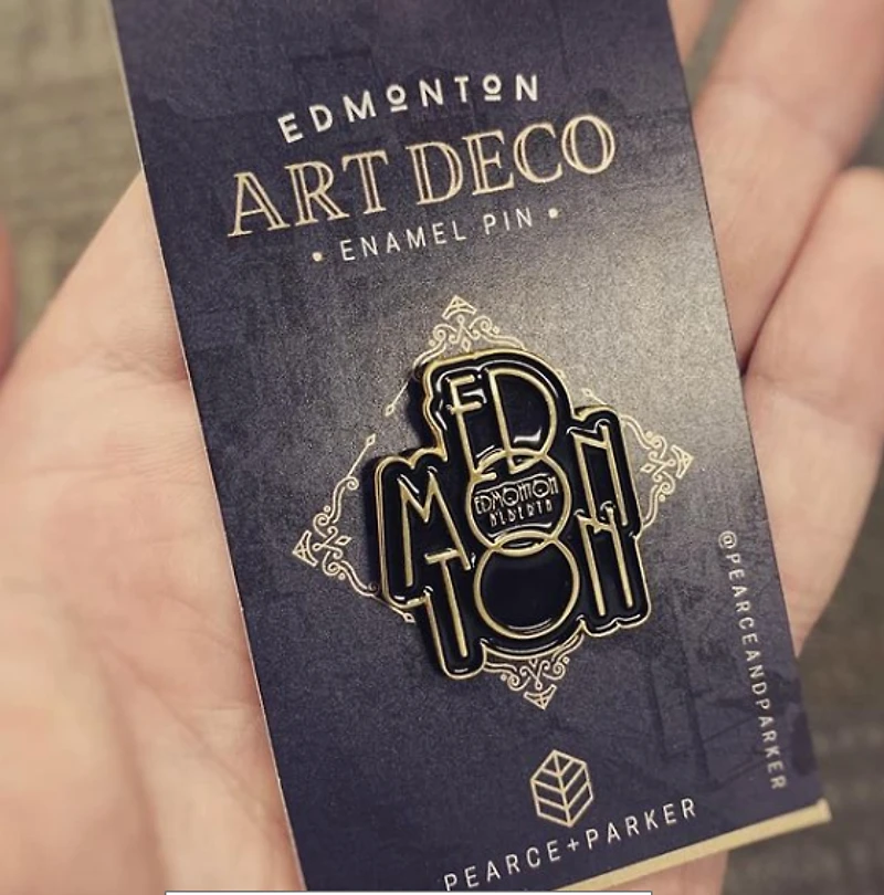 "Edmonton" Art Deco Pin - Pearce and Parker