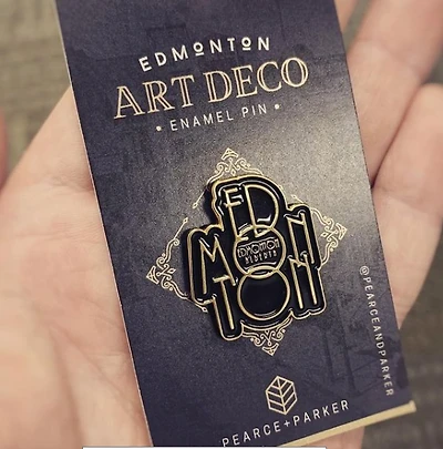 "Edmonton" Art Deco Pin - Pearce and Parker