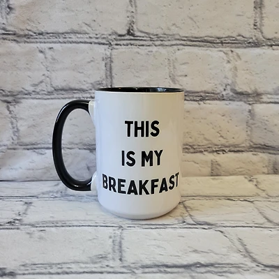 This Is My Breakfast / 15oz Mug - All Decked Out