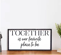 Together (12x24) Wooden Sign - William Rae Designs