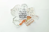 Flowers Don't Grow They Show / Sticker - Keepsakes by TMK