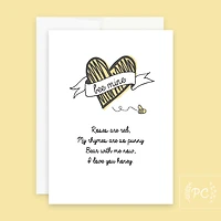 Be Mine Card- Prairie Chick Prints