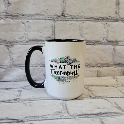 What The Fucculent / 15oz Mug - All Decked Out