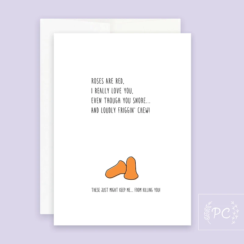 Even Though You Snore Card- Prairie Chick Prints