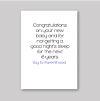 Yay To Parenthood Card - What She Said Creatives