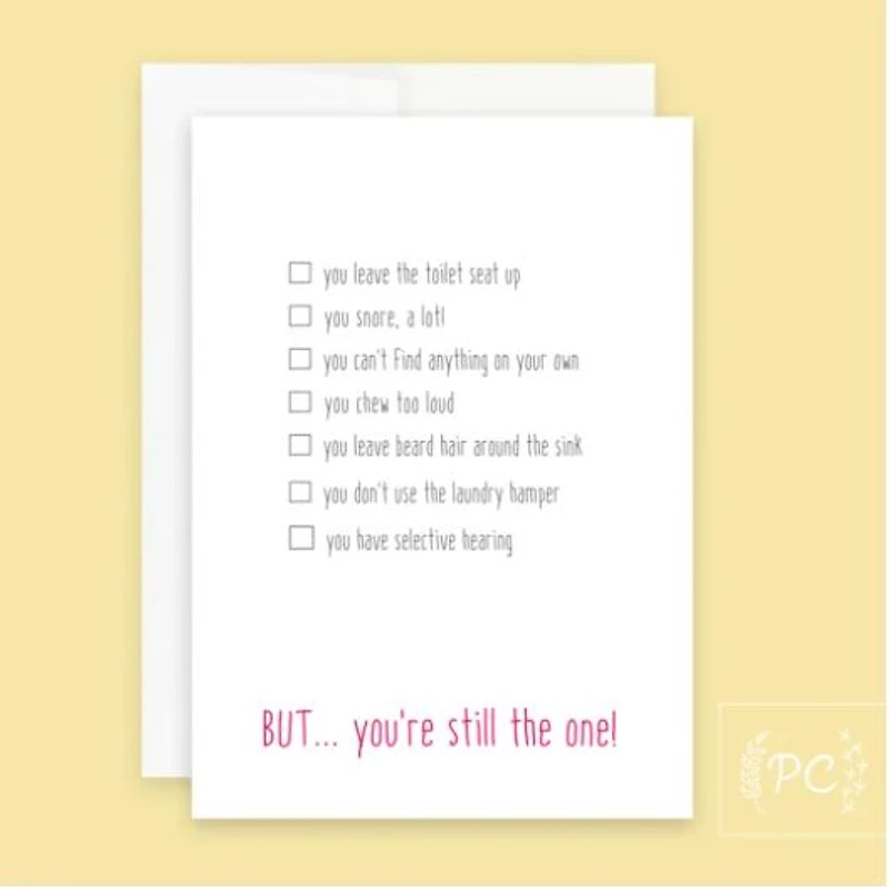 You're Still The One Card - Prairie Chick Prints