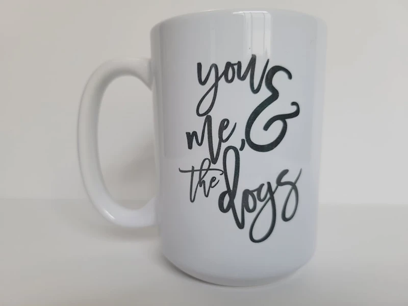 You, Me & The Dogs / 15oz Mug - All Decked Out