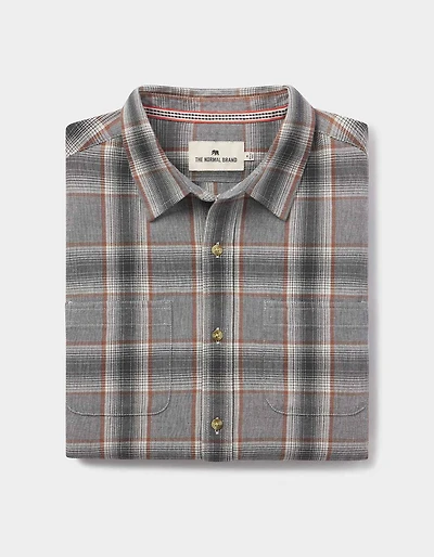 Jackson Lightweight Flannel Grey Plaid